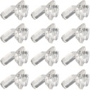 LEGO Rod 1L stojanový držiak priehľadný priehľadný 6510188 65578 - 12 kusov