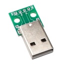 908 USB A zástrčka 4-kolíkový konektor dosky plošných spojov samec