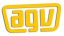 Vyrezaná žltá nálepka AGV