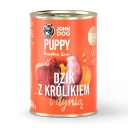 John Dog krmivo pre šteniatka diviak králik tekvica 400g