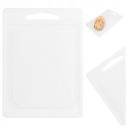 DOSKA NA KRAJENIE, plast, biela, 30x22, pevná kuchynská doska s rukoväťou