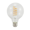 GLOB G95 E27 LED žiarovka 4W teplá 2200K 210lm priehľadná POLUX