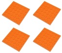 LEGO 3958 TANIER 6x6 oranžová (20g) 4 ks.