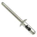 NEREZOVÝ Slepý nit A2/A2 NEREZ 4x10mm - 50 KS