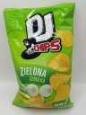 Dj Chips Zemiakové lupienky s príchuťou zelenej cibuľky 60g