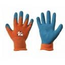 Oranžové latexové detské rukavice Bradas, veľkosť 6