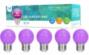 LED ŽIAROVKA E27 2W G45 FIALOVÁ na girlandy, 5 ks