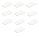 LEGO Plochá doska 2x4 biela 4560178 87079 - 10 ks
