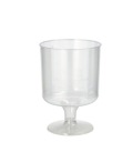 GLASSES plastové dezertné poháre, jednorazové, opakovane použiteľné, 200 ml, 10 ks
