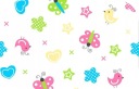 Flanelová plienka 70x40 Butterflies