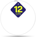 BIELA ​​kovová obruč 12 cm