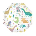 Narodeninové taniere Dinosaury narodeniny 23cm 6ks