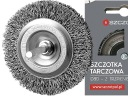 DRÔTENÁ KOTÚČOVÁ KEFA NA VŔTAČKU S DRŽIKOM SZCZOTPOL 80 mm PL