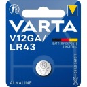 1x VARTA V12GA / LR43 mini alkalická batéria