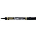 Pentel N850 čierny okrúhly permanentný popisovač 4.5
