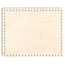 drevený základný košík dno 25x31cm obdĺžniková preglejka