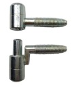 LA FLORIDA obojstranný skrutkovací pánt, strieborný, 42x13mm