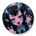 Špendlíky na oblečenie Cosmic Boop Goth Girl