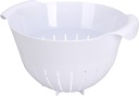 COLDER, sit- er, colander, pasta sit- ner, WHITE