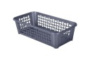 Košík plastový kôš DOMINO 1 19x9x5 Strieborný