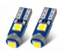 ORANŽOVÁ žiarovka - R5 T5 3 x POWER LED W1,2W W2W VÝKON