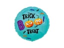 Boo Halloween fóliový balón 36 cm Tekvica