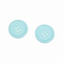 2ks gombíky 4 dierky plastové 30mm modré C