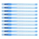 BIC Round Stic Stredné školské kancelárske pero, modré, 1 mm, 10 ks