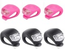 LED BICYKLOVÉ LAMPY SILIKÓNOVÉ 6 KS.