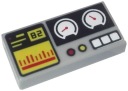 LEGO 3069bpb0855 1x2 DLAŽDIČKOVÝ OVLÁDACÍ PANEL NOVINKA (1g)