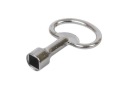 Zamak kľúč na skrinkové zámky, štvorcový 8x8 mm