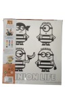 Maliarska sada s plátnom MINIONS