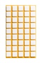 Samolepiace plstené podložky pod štvorcový nábytok – BIELE 14x14mm