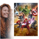 Diamantový obrázok výšivky Marvel AVENGERS Diamantový obraz Mosaic 5D