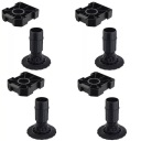 4 x nábytkové nohy HAFELE AXILO H 60 hlav