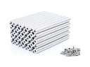 Neodymový magnet 10*3mm s otvorom na skrutku, silný + skrutky, sada 10 ks.