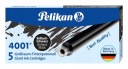 Dlhé atramentové náplne - Pelikan - bal 5 ks - ČIERNA