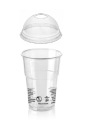 SHAKE PET hrnček 250/300ml s vypuklým viečkom 50 ks