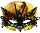 WOLF LACE BLACK OPENWORK MASK BENÁTKY PARTY