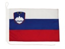 Slovinská vlajka na jachtu 30x40 cm Slovinská plachetnica