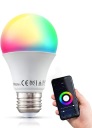 LED ŽIAROVKA 9W + RGB - E27 - SMART WIFI - TUYA - VARIABILNÉ FARBY - FARBY