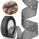 GLITROVÁ STUHA LESKLÁ STUHA NIT NA DEKORÁCIU 40mm x 23m