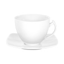 Pohár 450ml biely POĽSKÝ porcelán
