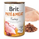 BRIT PATE & MEAT Mokré krmivo pre psov Morka 400g