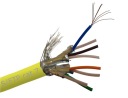 Ethernet krútená dvojlinka CAT7 S/FTP žltá 1m Telegartner
