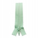 YKK plastový zips 18cm na nohavice MINT 543