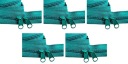 Špirálová páska na zips 5 mm, zips MARINE, 5 metrov + 10 zipsov
