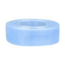 MODRÁ ŠIFÓNOVÁ STUHA modrá polyesterová STUHA 25mm ORGANZA 3149