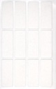 STAROSTLIVOSŤ O PODLAHU samolepiace plsti 25 x 60 mm BIELA