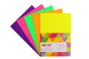 Fluo A4 vlnitá lepenka, 5 farieb Happy Color